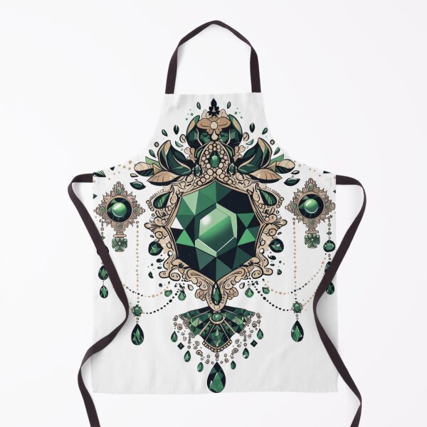 Item preview, May birthstone Emerald jewels designed and sold by MendaciousMina.