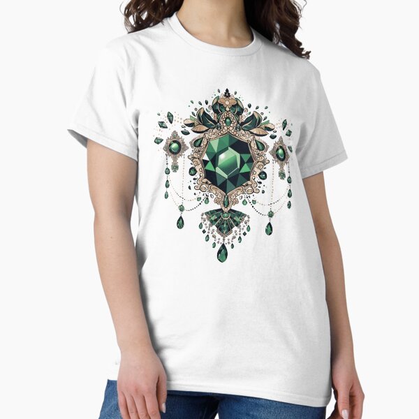 Item preview, May birthstone Emerald jewels designed and sold by MendaciousMina.
