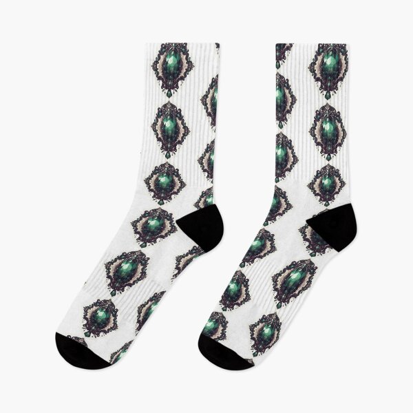 Item preview, May birthstone Emerald jewels designed and sold by MendaciousMina.