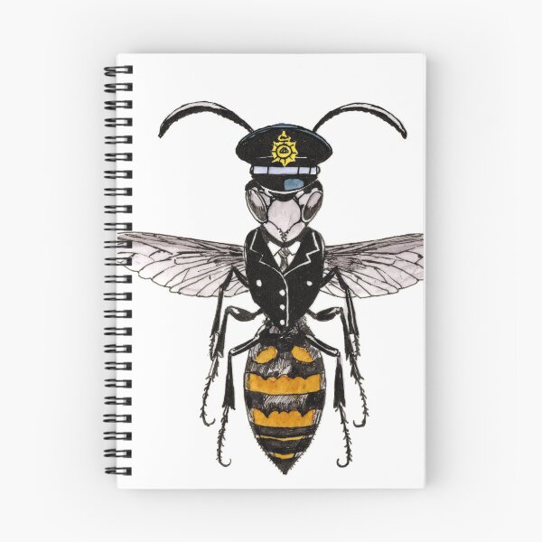 Item preview, Wasp in Uniform designed and sold by Scribbles & Doodles by Jinx.