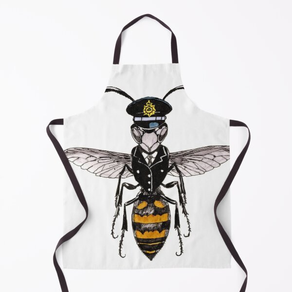 Item preview, Wasp in Uniform designed and sold by Scribbles & Doodles by Jinx.