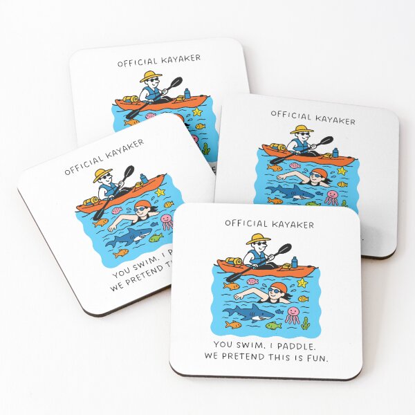 Item preview, Official Open Water Swim Kayaker Gift – Male Kayaker designed and sold by Open Water Swimming Gifts.