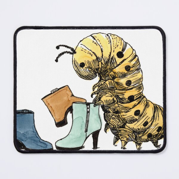 Item preview, Shoe Shopping Caterpillar designed and sold by Scribbles & Doodles by Jinx.