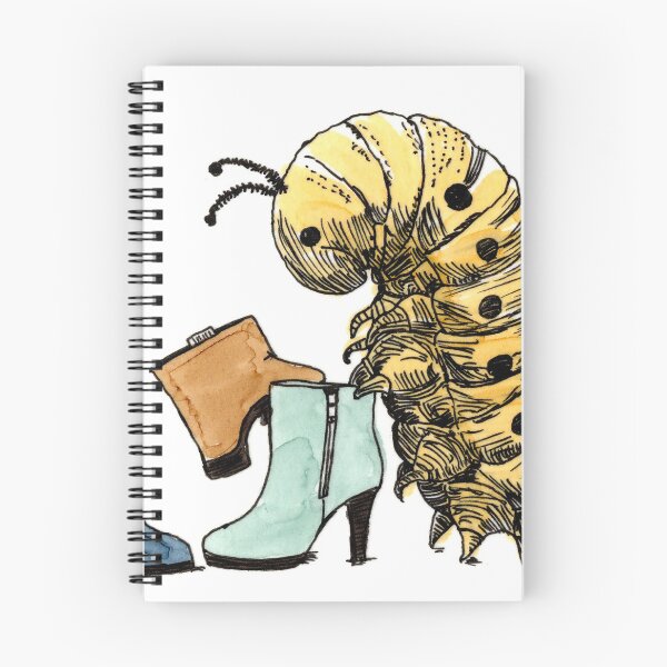 Item preview, Shoe Shopping Caterpillar designed and sold by Scribbles & Doodles by Jinx.