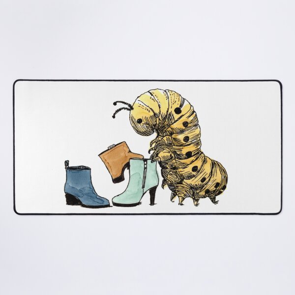 Item preview, Shoe Shopping Caterpillar designed and sold by Scribbles & Doodles by Jinx.