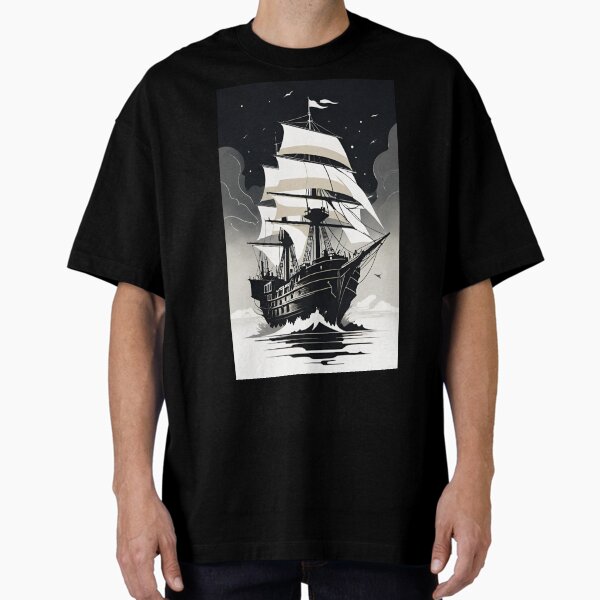 Item preview, ghost ship, flying Dutchman, sailboat, pirate ship designed and sold by Beladonna2021.