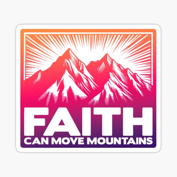Item preview, Matthew 17:20 Faith Can Move Mountains designed and sold by plushism.