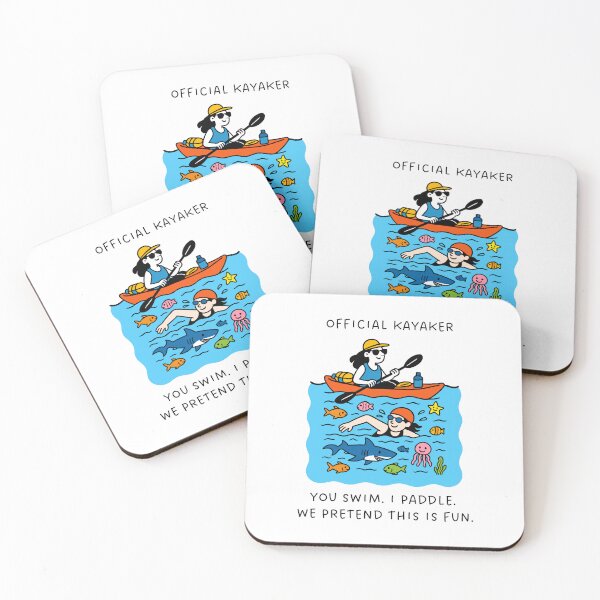 Item preview, Official Open Water Swim Kayaker Gift – Female Kayaker designed and sold by Open Water Swimming Gifts.