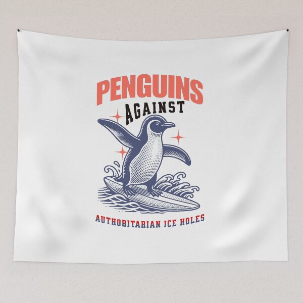 Item preview, Penguins Against Ice Holes designed and sold by AMRIEL01.