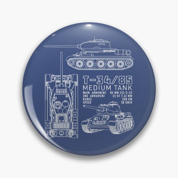Item preview, T-34 85 Russian WW2 Tank Blueprints Infographic Diagrams designed and sold by MilitaryMart.