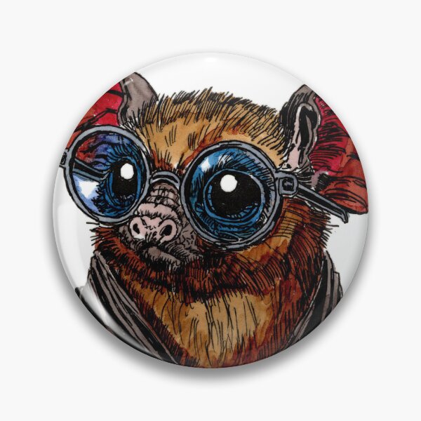 Artikelvorschau, Fledermaus mit Sonnenbrille entworfen und verkauft von Scribbles & Doodles by Jinx.