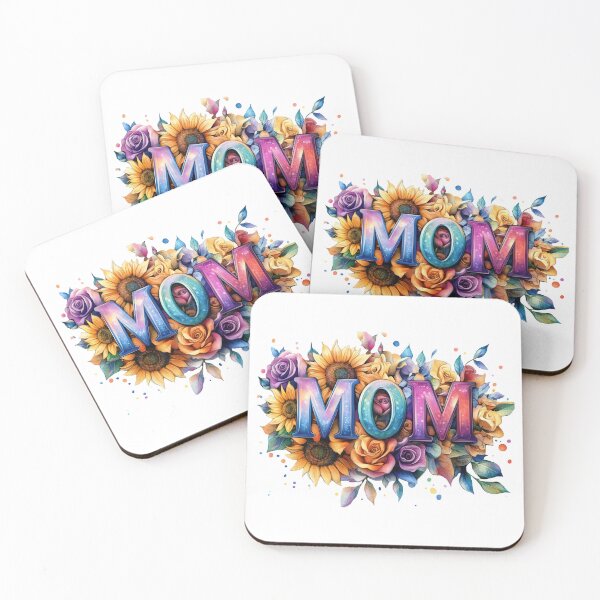 Item preview, MOM Watercolor Floral Clip Art designed and sold by ArtbyAnnushka.