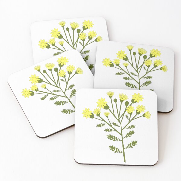 Item preview, Ragwort Flowers Digital Art designed and sold by naturegallery.