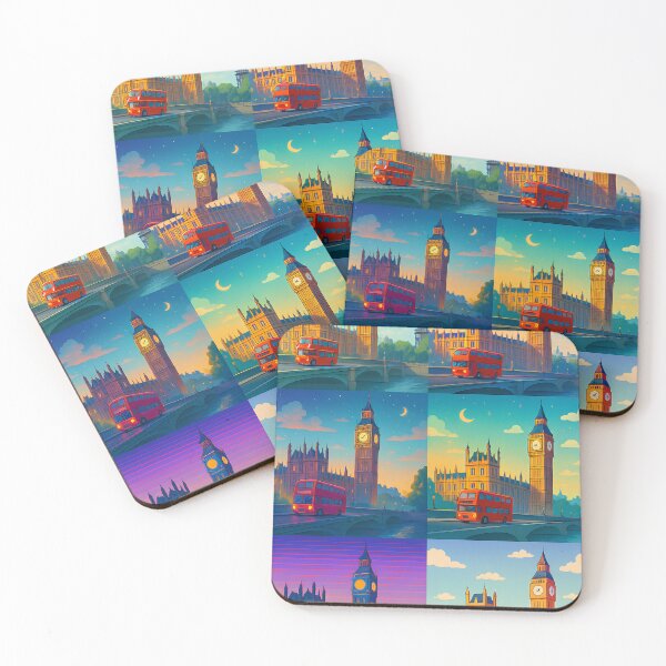 Item preview, London Reimagined – A Visual Journey Through Artistic Styles designed and sold by HugoTrader.