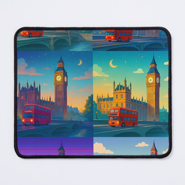Item preview, London Reimagined – A Visual Journey Through Artistic Styles designed and sold by HugoTrader.