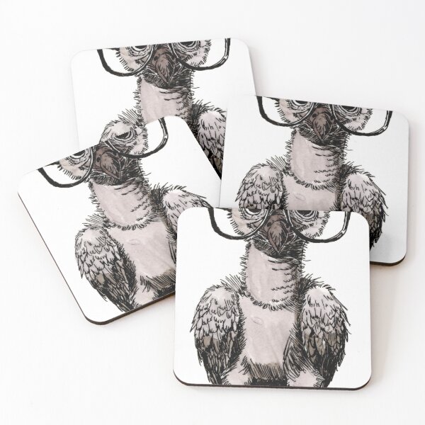 Item preview, Baby Vulture in Glasses designed and sold by Scribbles & Doodles by Jinx.