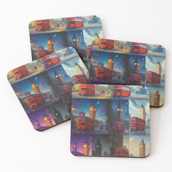 Item preview, 10 Londons – The City Reimagined in Iconic Art Styles (Anime, Ghibli, Cyberpunk & More) designed and sold by HugoTrader.