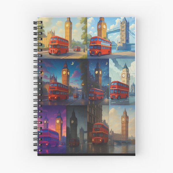 Item preview, 10 Londons – The City Reimagined in Iconic Art Styles (Anime, Ghibli, Cyberpunk & More) designed and sold by HugoTrader.