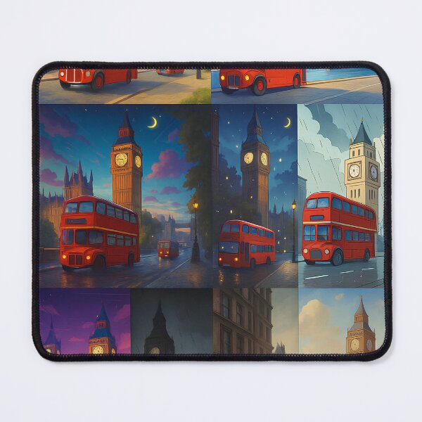 Item preview, 10 Londons – The City Reimagined in Iconic Art Styles (Anime, Ghibli, Cyberpunk & More) designed and sold by HugoTrader.