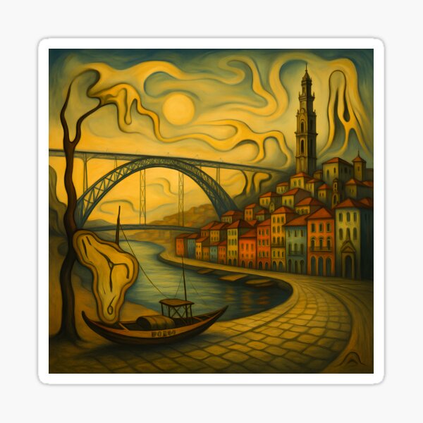 Item preview, Surreal Porto – The City Reimagined Through the Eyes of Dalí designed and sold by HugoTrader.