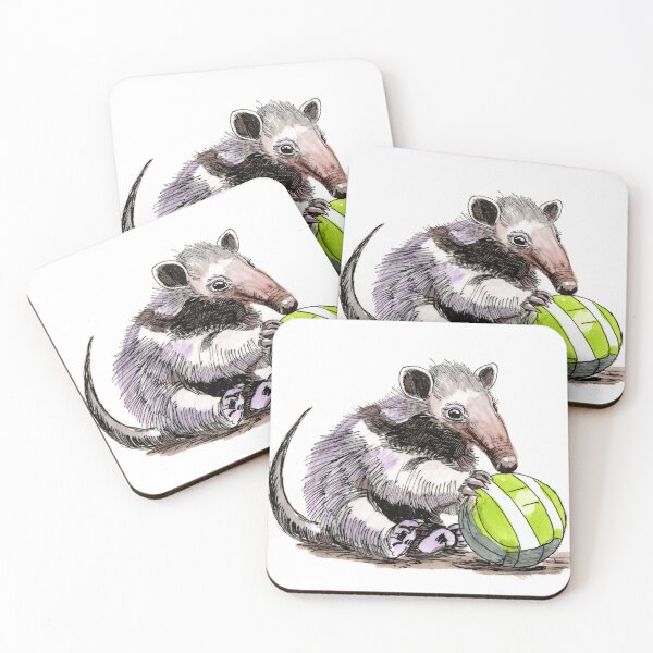 Item preview, Tamandua Ball Player designed and sold by Scribbles & Doodles by Jinx.