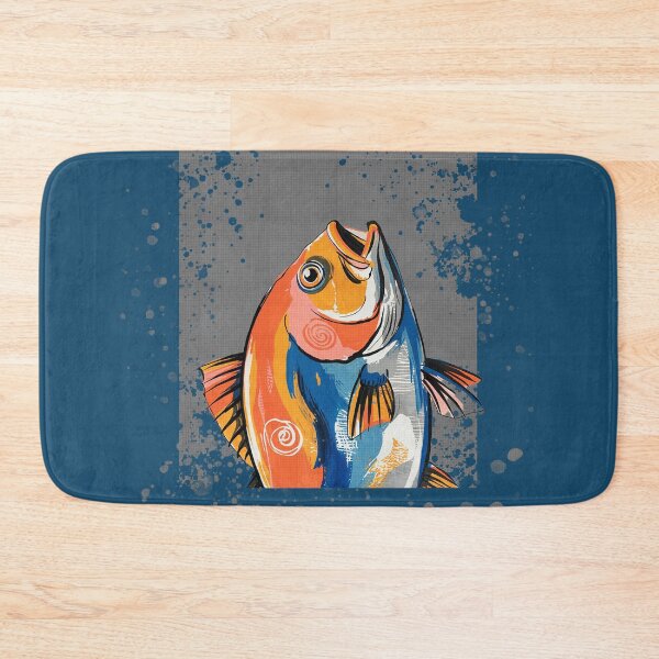 Item preview, Fish Bassfish Fishing Love Fishing Bait Vibrant designed and sold by justine-bmw.