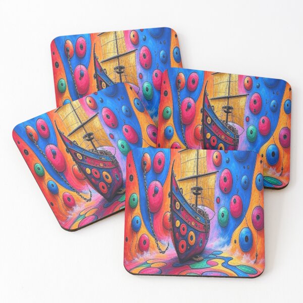 Item preview, Ship of Colorful Dreams designed and sold by mark design graphic.