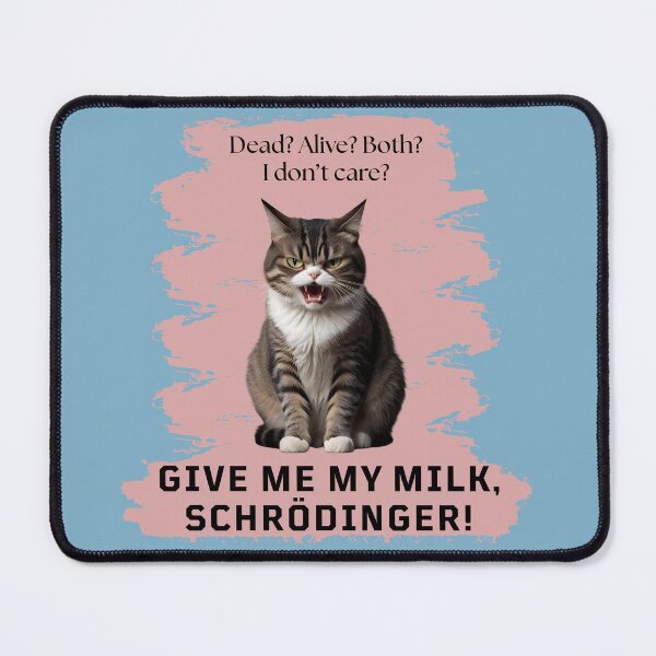 Item preview, Schrodinger Cat Dead and Alive designed and sold by Agnes-Creative.