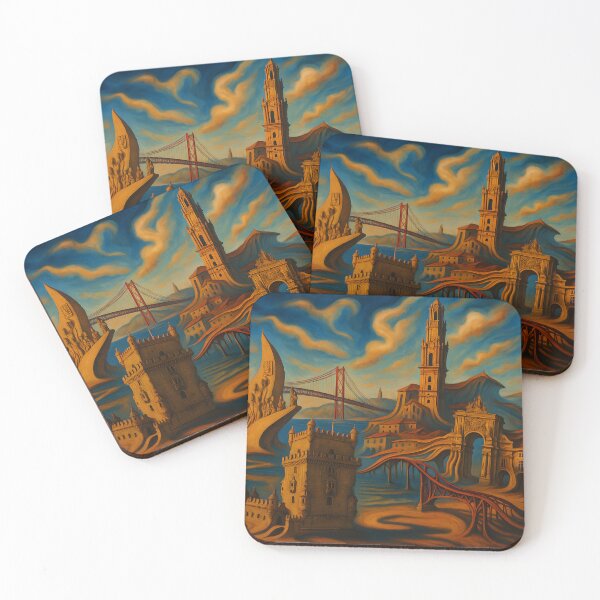 Item preview, Lisbon Reimagined – A Surreal Journey Through Time, Memory & Melting Reality designed and sold by HugoTrader.