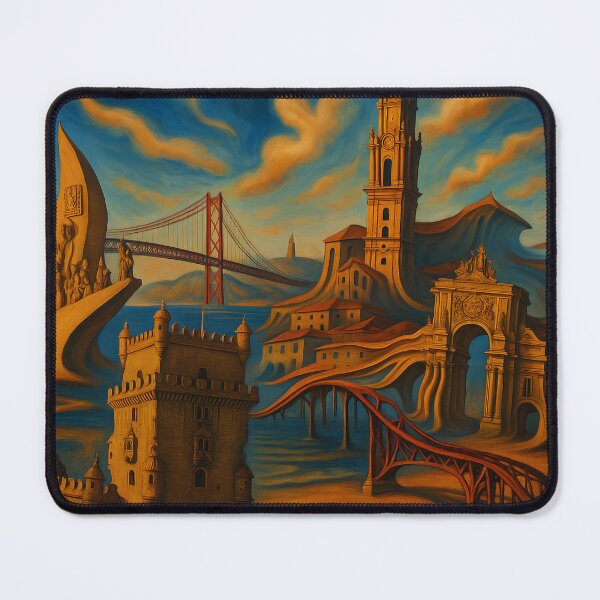 Item preview, Lisbon Reimagined – A Surreal Journey Through Time, Memory & Melting Reality designed and sold by HugoTrader.