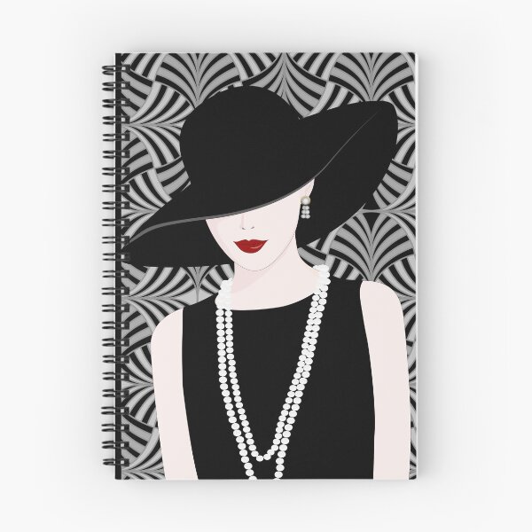 Item preview, Woman in hat Art Deco design designed and sold by trefail.
