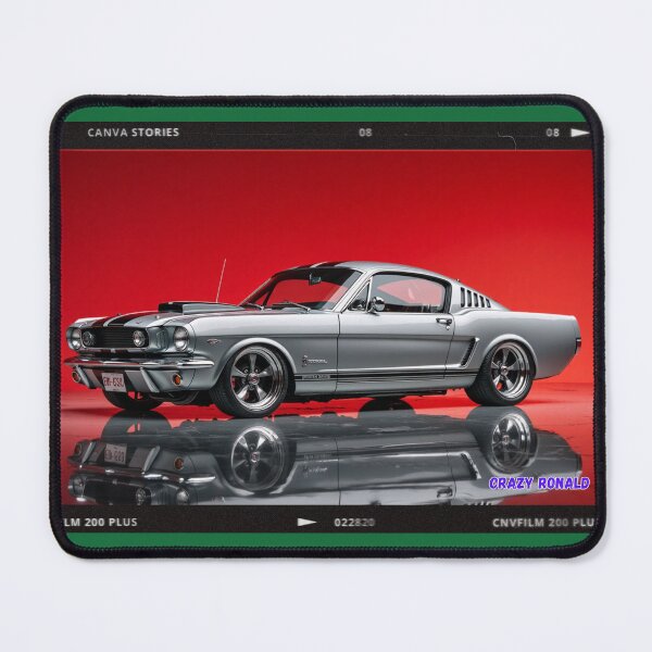 Item preview, Poster Mustang 65 - Arte Automotiva designed and sold by Crazy Ronald.