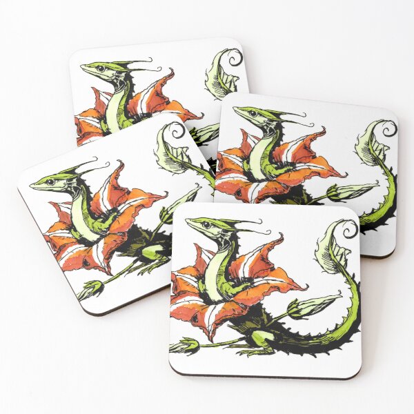 Item preview, Pumpkin Flower Dragon designed and sold by Scribbles & Doodles by Jinx.