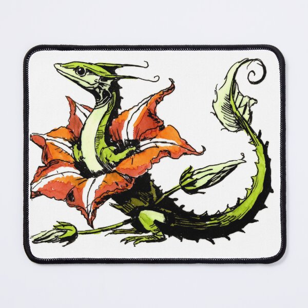 Item preview, Pumpkin Flower Dragon designed and sold by Scribbles & Doodles by Jinx.