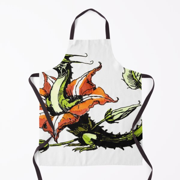 Item preview, Pumpkin Flower Dragon designed and sold by Scribbles & Doodles by Jinx.