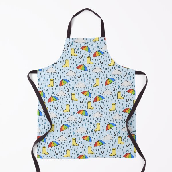 Item preview, Playful Rainy Day Doodle Pattern designed and sold by ThreadedThistle.