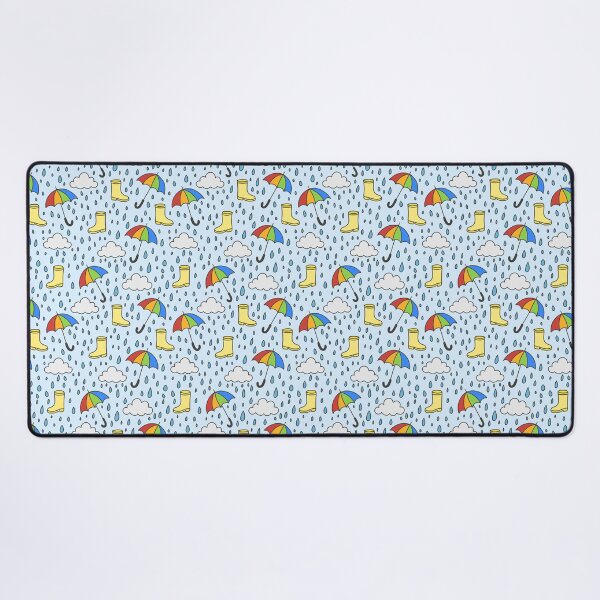 Item preview, Playful Rainy Day Doodle Pattern designed and sold by ThreadedThistle.