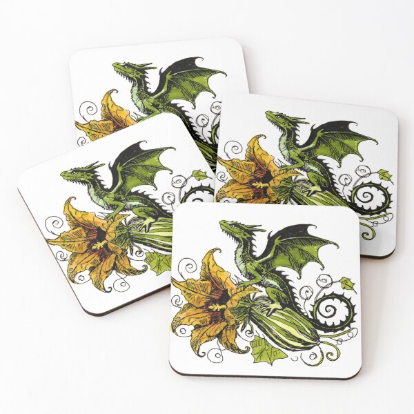 Item preview, Pumpkin Flower Dragon designed and sold by Scribbles & Doodles by Jinx.