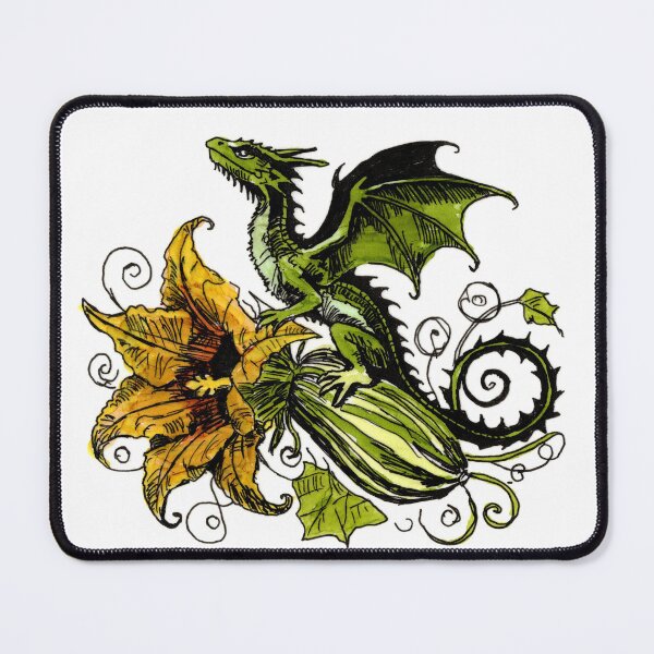 Item preview, Pumpkin Flower Dragon designed and sold by Scribbles & Doodles by Jinx.