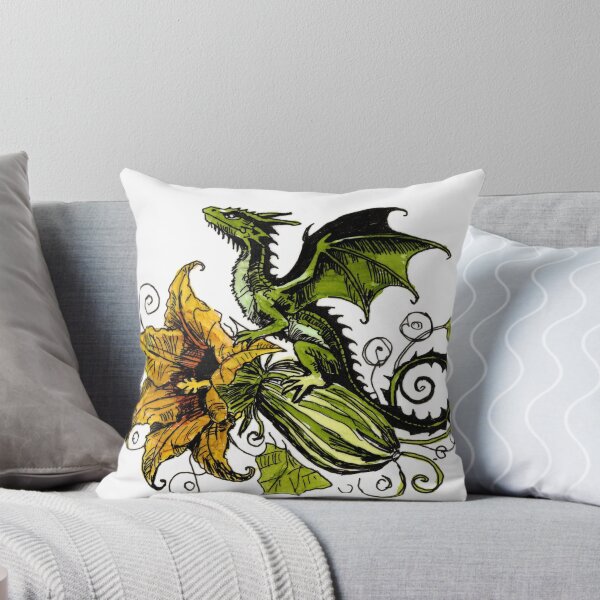 Item preview, Pumpkin Flower Dragon designed and sold by Scribbles & Doodles by Jinx.