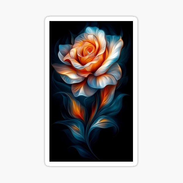 Item preview,  Elegant Colorful Rose designed and sold by MargaretWiktor.