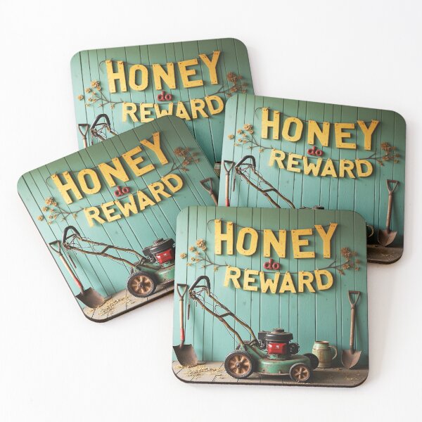 Item preview, Honey Do Coaster designed and sold by dudeoir.