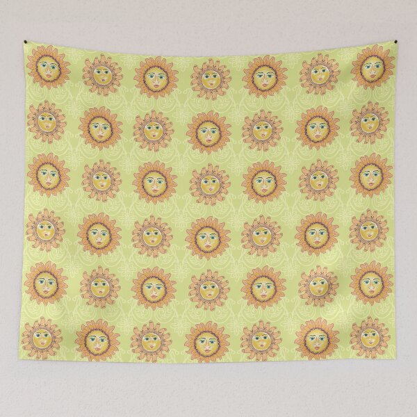 Item preview, ModaPosa Jovial Sun Print Lime designed and sold by ModaPosa by Michael Alexander.