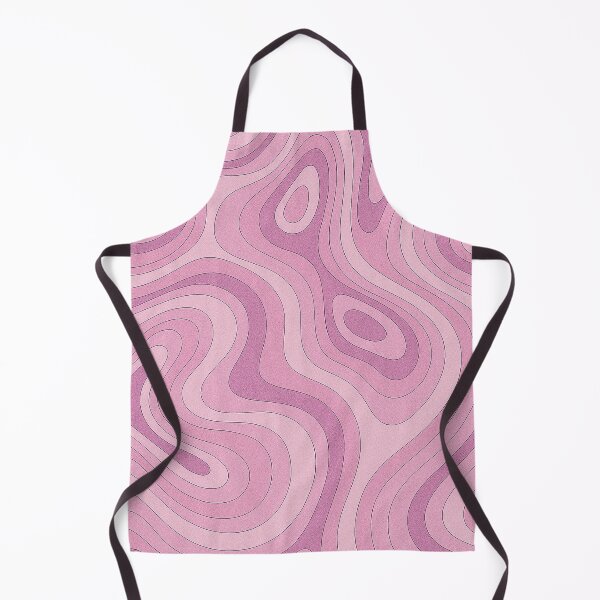 Item preview, Pink Topographic Terrain Lines Abstract Art	 designed and sold by weirdfishes123.