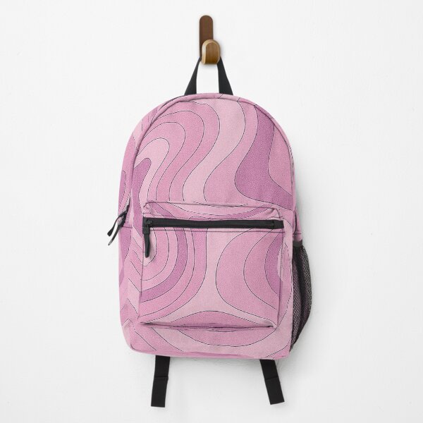 Item preview, Pink Topographic Terrain Lines Abstract Art	 designed and sold by weirdfishes123.