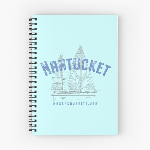 Item preview, Nantucket Massachusetts Nautical Sailboat Design designed and sold by Futurebeachbum.