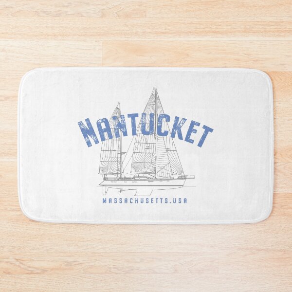 Item preview, Nantucket Massachusetts Nautical Sailboat Design designed and sold by Futurebeachbum.