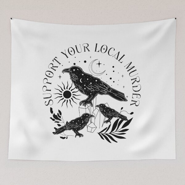 Item preview, Support Your Local Murder designed and sold by witchlingart.