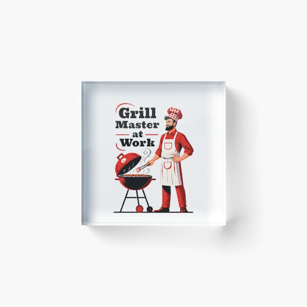 Item preview, Grill Master at Work - BBQ King T-Shirt designed and sold by AnnDesignStudio.