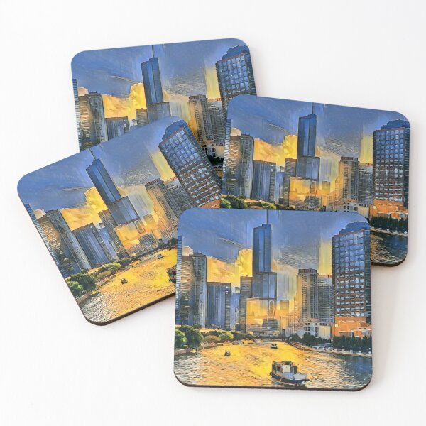 Item preview, Chicago skyline designed and sold by sid1802.